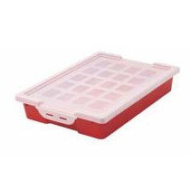 CUBETA PEQUEÑA CON TAPA - ROJO FAIBO 786-03