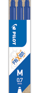 PACK 3 RECAMBIOS FRIXION AZUL PILOT BLS-FR7-L-S3