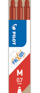 PACK 3 RECAMBIOS FRIXION ROJO PILOT BLS-FR7-R-S3