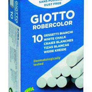 CAJA 10 TIZAS BLANCAS GIOTTO F538700
