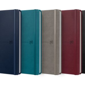 CUADERNO SIGNATURE A5 TAPA EXTRADURA 80H RAYADO HORIZONTAL COLORES SURTIDOS CLASICOS OXFORD 400163610