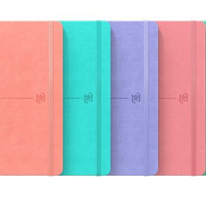 CUADERNO SIGNATURE A5 TAPA EXTRADURA 80H LISO COLORES SURTIDOS PASTEL OXFORD 400163616
