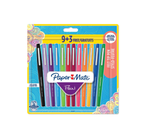 Papermate Flair rotulador Medio Multicolor 12 pieza(s)