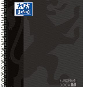Oxford Europeanbook 1 cuaderno y block A4 80 hojas Negro