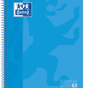 Oxford Europeanbook 1 cuaderno y block A4+ 80 hojas Azul