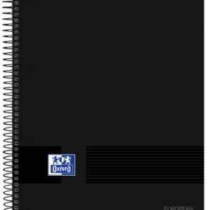 Oxford 400088489 cuaderno y block 160 hojas Negro