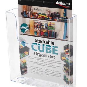 Deflecto 76301 estantería para libros 1 estanterías Transparente