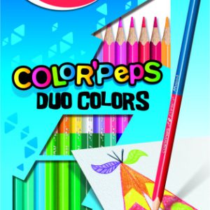 ESTUCHE 18  LÁPICES DE COLORES COLOR'PEPS DUO. BICOLOR MAPED 829601FC