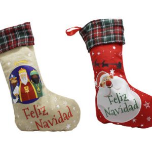 CALCETIN PARA REGALOS NAVIDAD BISMARK 329993