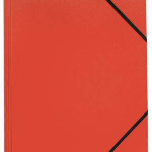 CARPETA DE CARTON CON GOMAS Y SIN SOLAPAS A4 RECYCLE 100% ROJO LEITZ 39080025