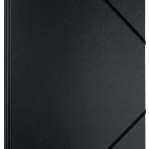 CARPETA DE CARTON CON GOMAS Y SIN SOLAPAS A4 RECYCLE 100% NEGRO LEITZ 39080095