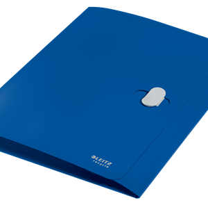 CARPETA POLIPROPILENO 3 SOLAPAS Y CIERRE BROCHE GIRATORIO A4 RECYCLE AZUL LEITZ 46220035