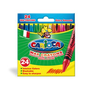 CAJA 24 CERAS PASTEL CARIOCA 42366