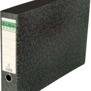 ARCHIVADOR PALANCA CARTÓN COMPACTO A3 APAISADO ANCHO COLOR NEGRO ELBA 100202079