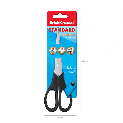 BLISTER TIJERAS STANDARD, 17 CM ERICH KRAUSE 14861 - Imagen 5