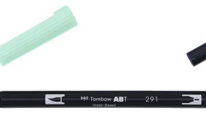 ROTULADOR DOBLE PUNTA PINCEL DUAL BRUSH-291 - COLOR ALICE BLUE. TOMBOW ABT-291