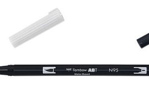 ROTULADOR DOBLE PUNTA PINCEL DUAL BRUSH-N95 - COLOR COOL GREY 1. TOMBOW ABT-N95