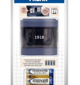BLÍSTER SACAPUNTAS ELÉCTRICO MAXI-REGULAR (PILAS INCLUIDAS) SERIE 1918, AZUL MARINO MILAN BWM10278B