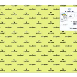 PACK 25 HOJAS CARTULINA IRIS 50X65 185G VERDE MANZANA CANSON C200040237