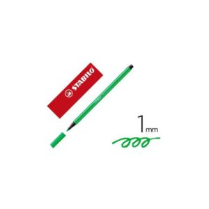 ROTULADOR PREMIUM CON PUNTA DE FIBRA BISELADA PEN 68 MAX COLOR VERDE CLARO STABILO 768/33