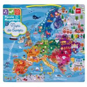 MAPA MAGNÉTICO DE EUROPA APLI 19246
