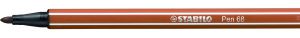 ROTULADOR PUNTA FIBRA MEDIA 1MM. PEN 68 SANGUINA STABILO 68/38