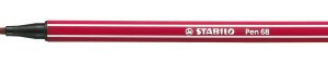 ROTULADOR PUNTA FIBRA MEDIA 1MM. PEN 68 ROJO OSCURO STABILO 68/50