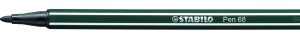 ROTULADOR PUNTA FIBRA MEDIA 1MM. PEN 68 VERDE TIERRA STABILO 68/63
