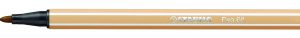 ROTULADOR PUNTA FIBRA MEDIA 1MM. PEN 68 OCRE CLARO STABILO 68/88