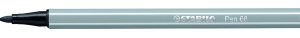 ROTULADOR PUNTA FIBRA MEDIA 1MM. PEN 68 GRIS MEDIO STABILO 68/95