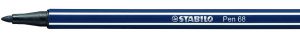 ROTULADOR PUNTA FIBRA MEDIA 1MM. PEN 68 GRIS PAYNE STABILO 68/98