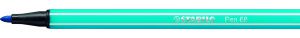 ROTULADOR PUNTA FIBRA MEDIA 1MM. PEN 68 AZUL NEON STABILO 68/031