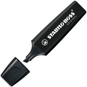 STABILO BOSS ORIGINAL marcador 1 pieza(s) Punta de cincel Negro