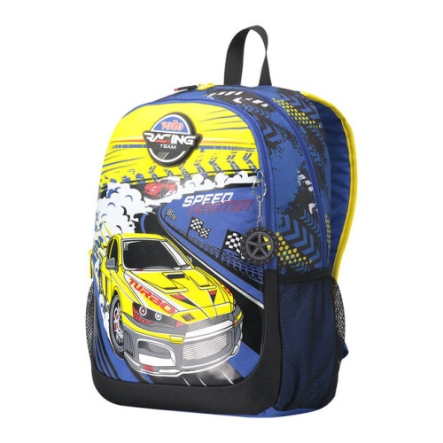 MOCHILA ESCOLAR GRANDE DE CARRERAS DE COCHES TOTTO MJ04VLC003-2310-6J7L - Imagen 2