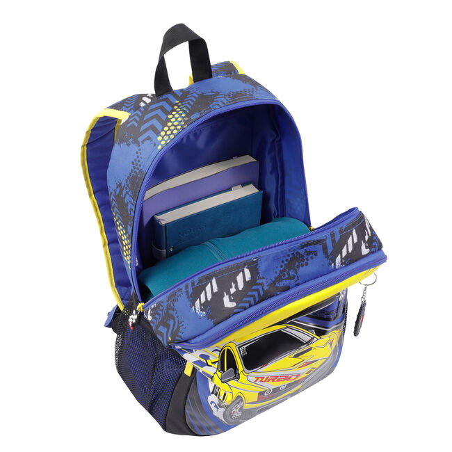 MOCHILA ESCOLAR GRANDE DE CARRERAS DE COCHES TOTTO MJ04VLC003-2310-6J7L - Imagen 5