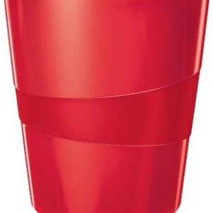 PAPELERA LEITZ WOW CAPACIDAD 15 LITROS ROJO LEITZ 52781026