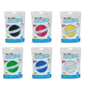 ESTUCHE 6 UDS PASTA DE MODELAR CARIOCA MODELIGHT 100G VARIADAS CARIOCA 52005