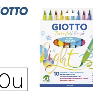 ESTUCHE 10 UDS TURBO SOFT BRUSH PASTEL GIOTTO F426900