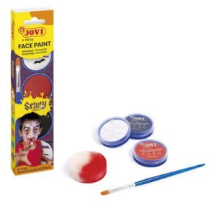 SET MAQUILLAJE SCARY 3 BOTES 8ML CREMA + ACCESORIOS JOVI 174SC