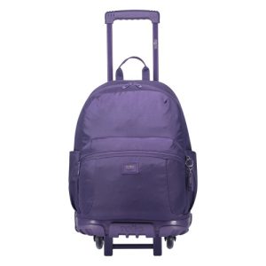 MOCHILA ESCOLAR CON RUEDAS COLOR MORADO - TRIK  TOTTO MA03TKI003-23100-M4R