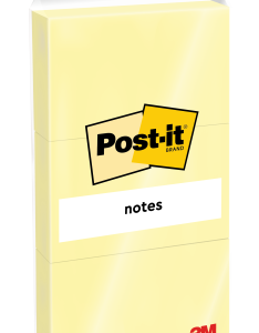 PACK 3 BLOCS 100 HOJAS NOTAS ADHESIVAS 38X51MM AMARILLO 6810 POST-IT 7100172242