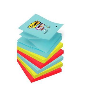 PACK 6 BLOCS 90 HOJAS Z-NOTES ADHESIVAS 76X76MM SUPER STICKY COLECCIÓN COSMIC R330-6SS-COS POST-IT 7100263209