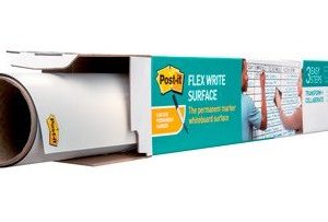 SUPERFICIE ADHESIVA DE BORRADO EN SECO 1,219X1,829M SUPER STICKY FLEX WRITE ROLLO FWS6X4 POST-IT 7100198315