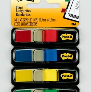 PACK 4 DISPENSADORES X 35 MARCADORES INDEX 11,9X43,2MM COLORES SURTIDOS 683-4 POST-IT 7000144923