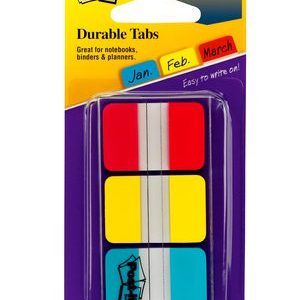 PACK 3 DISPENSADORES X 22 MARCADORES INDEX RÍGIDO 25,4X38MM COLORES SURTIDOS 686-RYB POST-IT 7000146810