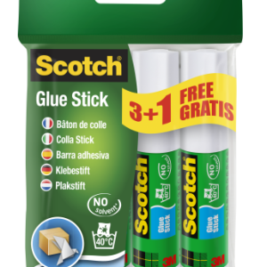 PACK 3+1 BARRAS ADHESIVO PERMANENTE 8G 6232SN SCOTH 7100115629