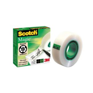 ROLLO CINTA INVISIBLE 19MM X 66M MAGICCAJA CARTÓN 810/1966 SCOTH 7100027117