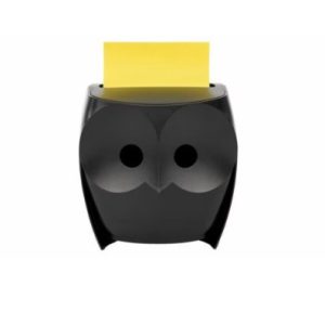 PACK DISPENSADOR Z-NOTES BÚHO NEGRO + 2 BLOCS 45 HOJAS 76X76MM POST-IT SUPER STICKY Z-NOTES OWL-330 SCOTH 7100322315