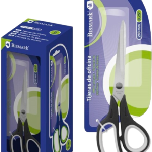 TIJERAS DE OFICINA EN ACERO INOXIDABLE 210 MM. EN BLISTER BISMARK 323824
