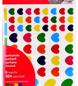 BOLSA DE GOMETS - PEGATINAS CORAZONES SURTIDOS APLI 19720